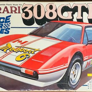 1/24 プラモデル　グンゼ産業　フェラーリ308GTB ペースカー 未組立　当時物　Ferrari マーシャルカー