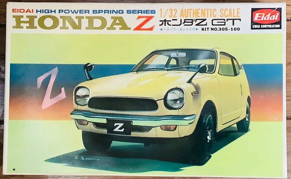 1/32 プラモデル　エーダイ　 ホンダZGT 未組立　当時物　HONDA 