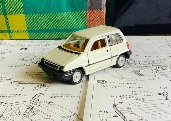 ミニカー トミカ　トミカダンディ　 ホンダシティ 当時物 HONDA CITY 