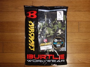 BURTLE AC1156★マーリン XL★エアークラフトタクティカル半袖ブルゾン★服のみ バートル 空調服