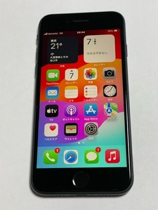 【7928】iPhone SE3（第3世代) 128GB 美品 バッテリー 5G SIMロック解除済み 国内版SIMフリー ミッドナイト midnight 黒 残債無し