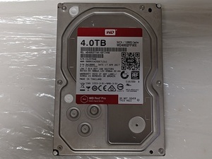 WESTERN DIGITAL Red Pro WD4002FFWX 4TB 3.5インチ SATA HDD WD ウェスタンデジタル レッド 【中古】