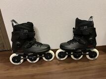 試走のみ　POWERSLIDE Next Core 110 Inline Skates Black EU 44-45 パワースライド 28.5cm ローラーブレード　オフトレ　ROLLERBLADE _画像1