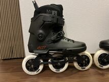 試走のみ　POWERSLIDE Next Core 110 Inline Skates Black EU 44-45 パワースライド 28.5cm ローラーブレード　オフトレ　ROLLERBLADE _画像3