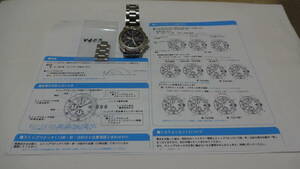 SEIKO クロノグラフ　クオーツ　メンズ腕時計　V657 8069　動作品です 