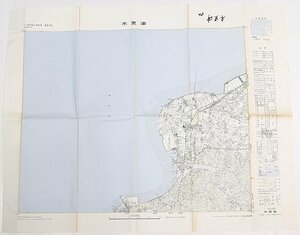 【古地図】木更津　1：50.000 地形図 　東京4号　昭和43年(4色刷)　国土地理院★tr.55