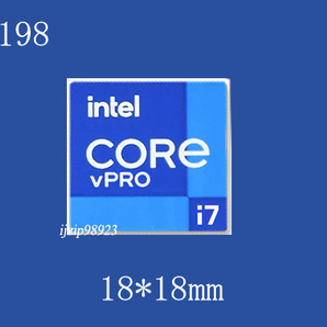 即決198【 CORE i7 vPRO 】エンブレムシール追加同梱発送OK■ 条件付き送料無料 未使用の画像1