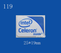 即決119【 intel Celeron 】（大）エンブレムシール追加同梱発送OK■ 条件付き送料無料 未使用_画像1