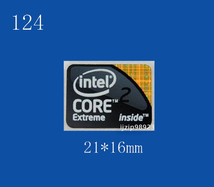 即決124【 Intel Core 2 Extreme 】エンブレムシール追加同梱発送OK■ 条件付き送料無料 未使用_画像1
