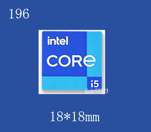 即決196【 CORE i5 】エンブレムシール追加同梱発送OK■ 条件付き送料無料 未使用