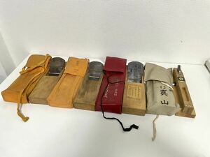 ■ 大工道具 かんな 鉋 カンナ まとめ 4点 工具 DIY 一心 名匠 橘郎 ハイス鋼 村正 最高級品 トモエ木工 ケース付き