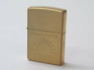 D33〇ZIPPO ※未着火 WIND PROOF solid brass 2001年製 ジッポロゴ ソリッドブラス オイルライター 喫煙具 真鍮