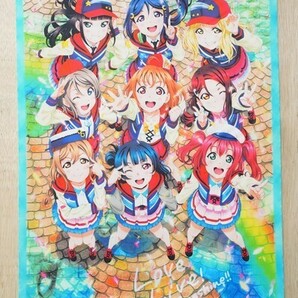 xwF8 Aqours B2タペストリー 「ラブライブ!サンシャイン!! The School Idol Movie Over the Rainbow」の画像1