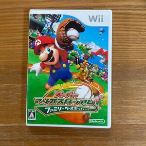 新品　Nintendo 任天堂 Wiiソフト スーパーマリオスタジアム ファミリーベースボール MARIO 