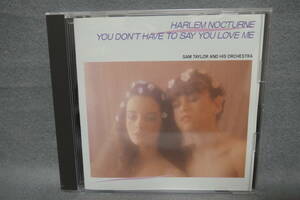 ★同梱発送不可★中古CD サム・テイラー ハーレム・ノクターン/この胸のときめきを Sam Taylor Harlem Nocturne You Don't HavE To Say 