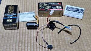 タミヤ　TBLE-04SR　TBLM-02S 10.5T　ESC　ブラシレスモーターセット　タミチャレラリー　タミグラ　中古