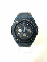 CASIO カシオ ソーラー腕時計 G-SHOCK Gショック G-STEEL Gスチール 電波ソーラー GST-W300G ブラック _画像1
