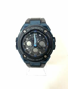 CASIO カシオ ソーラー腕時計 G-SHOCK Gショック G-STEEL Gスチール 電波ソーラー GST-W300G ブラック 