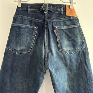 90s Levi's リーバイス 201xx 米国製 デニムパンツ w32 バレンシア555 セルビッジ バックルバック ビッグE 裏シングル 古着 ヴィンテージ