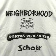 NEIGHBORHOOD ネイバーフッド × Schott コスタス ロング Tシャツ 長袖 サイズ L 正規品 / 34294_画像4