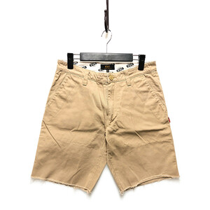 WTAPS ダブルタップス 15SS KHAKI SHORTS/SHORTS COTTON WESTPOINT コットン ショーツ ベージュ サイズS 正規品 / B4520