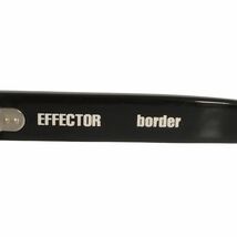 EFFECTOR エフェクター border ボーダー 眼鏡 メガネ ブラック 正規品 / 33127_画像4