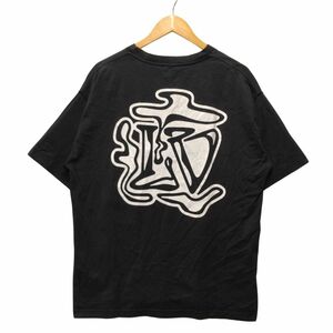 LOUIS VUITTON ルイ・ヴィトン 品番 HHY90W スモーク プリンテッド 半袖Ｔシャツ ブラック サイズXL 正規品 / 34438