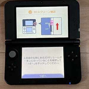 1円スタート ニンテンドー3DSLL レッドブラック 動作OK 