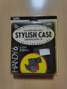未使用 CDキャリングケース STYLISH CASE TAPEX ハードタイプ