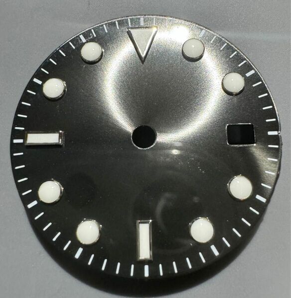 Mod 腕時計用パーツ 汎用文字盤 MIYOTA8215,2813など 灰色グレー ツヤあり