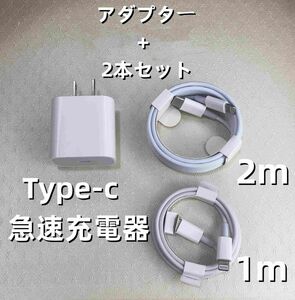 1個 充電器 2本セット iPhone タイプC 充電ケーブル 本日発送 品質 充電ケーブル 白 急速正規品同等 (8UC2