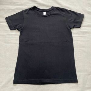 アメリカンアパレル　American Apparel キッズ　子ども　Tシャツ　ブラック size 8 120