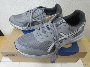  new goods box attaching asics Asics GEL-FUNWALKER M042 1291A042-020 walking shoes sneakers 26cm gray E2405C