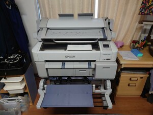 EPSON large size printer SC-T3250 scanner attaching 