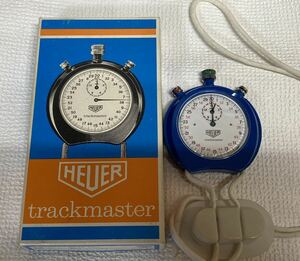  operation verification settled HEUER Heuer trackmaster stopwatch pattern number 8042 used 