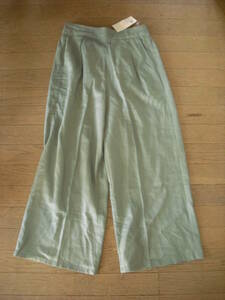  wide cropped pants :earth music & ecology Natural Label size is F