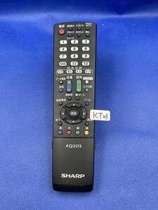 KT23 ■動作不良時1週間以内返金シャープ　テレビ リモコン GA871WJSA 「LC-22K3/LC-19U5/LC-20E90/LC-22U5/他」