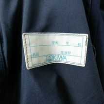 1円 セーラー服 スカート スカーフ 上下3点セット 大きいサイズ 冬物 赤2本線 女子 学生服 大分大野中学 紺 制服 中古 ランクC NA2766_画像10