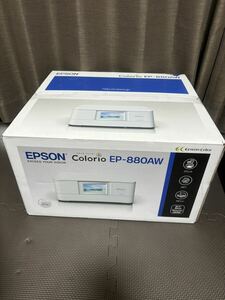 新品 EPSON カラリオ インクジェットプリンター/複合機 EP-880AW ホワイト 2017年モデル 未開封