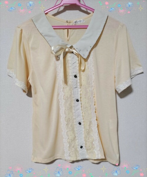 axes femme トップス ★ ブラウス ★ イエロー ★ 新品