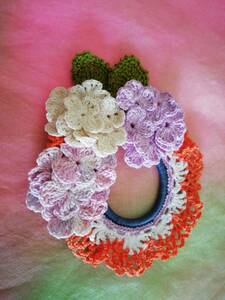  hand made lacework hydrangea elastic 