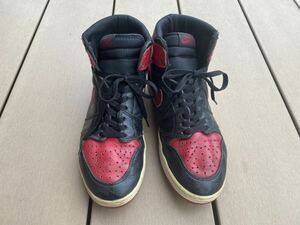 94年 NIKE AIR JORDAN 1 エアジョーダン　ブレッド　US9 27センチ　復刻