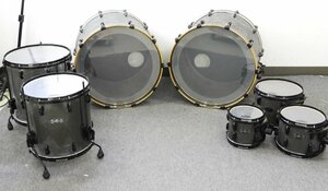 *Pearl pearl Carbonply Maple drum 7 point set * used *