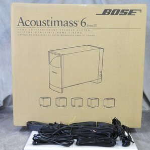 ☆ BOSE ボーズ Acoustimass6 seriesIII ホームシアタースピーカーシステム 箱付き ② ☆中古☆の画像9