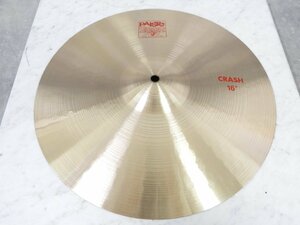 ☆ PAISTE パイステ 2002 CRASH クラッシュ 16インチ シンバル ☆中古☆