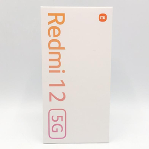 【中古】【利用制限〇】【SIMロック解除済み】au Xiaomi Redmi 12 5G XIG03 ミッドナイトブラック[240010426443]