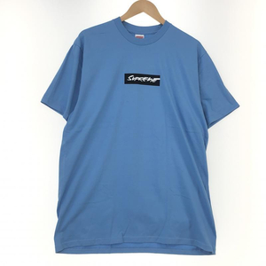 【中古】Supreme 24SS Futura Box Logo Tee L ブルー シュプリーム[240010430773]