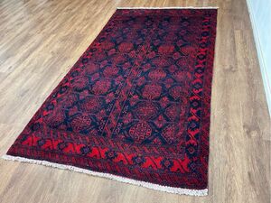 Art hand Auction Tribal Rug ★ Recommended Vintage ★ From Mashhad 204 x 112 cm Persian Rug Handmade Natural Carpet 02AKBRL240520008D, carpet, Rugs, mat, Rugs, Rugs in general