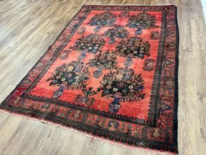 Art hand Auction Tribal rug★Handmade by artisans★200×131cm Afghanistan rug, handmade, hand-woven, natural, retro carpet 02AKARE240521003D, furniture, interior, carpet, Rugs, mat, Carpets in general