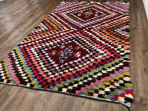 Art hand Auction Hand-woven★Art piece★Large 244×152cm Moroccan carpet, rug, antique furniture, tribal, handmade carpet 02ASSRE240523001E, furniture, interior, carpet, Rugs, mat, Carpets in general